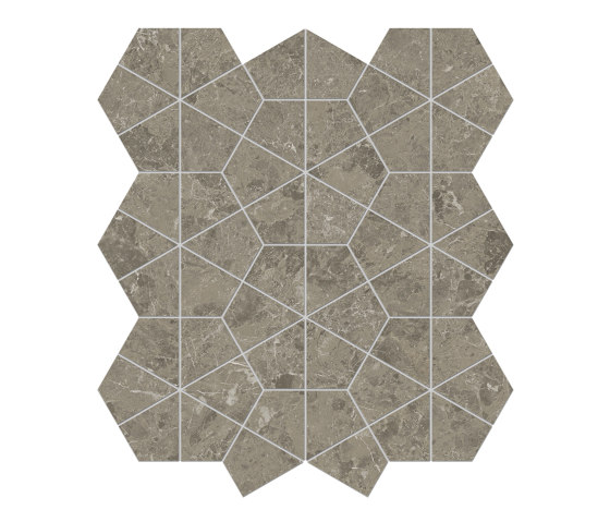 Marvel Meraviglia Grigio Elegante Hexagon Lapp. | Baldosas de cerámica | Atlas Concorde