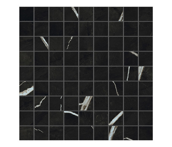 Marvel Meraviglia Black Origin Mosaico | Ceramic tiles | Atlas Concorde