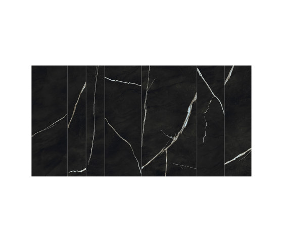 Marvel Meraviglia Black Origin Grid Velvet | Ceramic tiles | Atlas Concorde