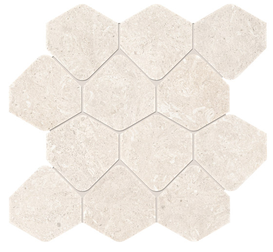 Kalkarea Ivory Mosaico Shape | Piastrelle ceramica | Ceramiche Supergres