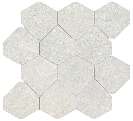 Kalkarea Pearl Mosaico Shape | Piastrelle ceramica | Ceramiche Supergres
