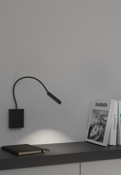 SURFACE | NUO - Luce da lettura, nero | Lampade parete | Letroh