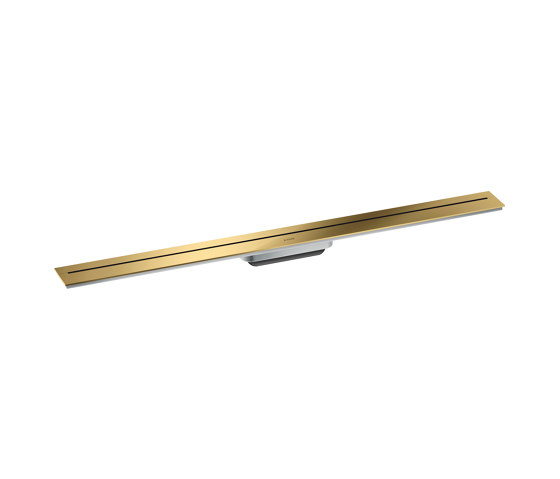 AXOR Drain Finish set shower drain 1000 for wall mounting | Polished Gold Optic | Linear drains | AXOR