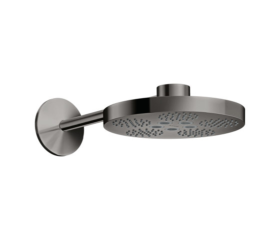 AXOR One Overhead shower 280 2jet with shower arm | Polished Black Chrome | Shower controls | AXOR