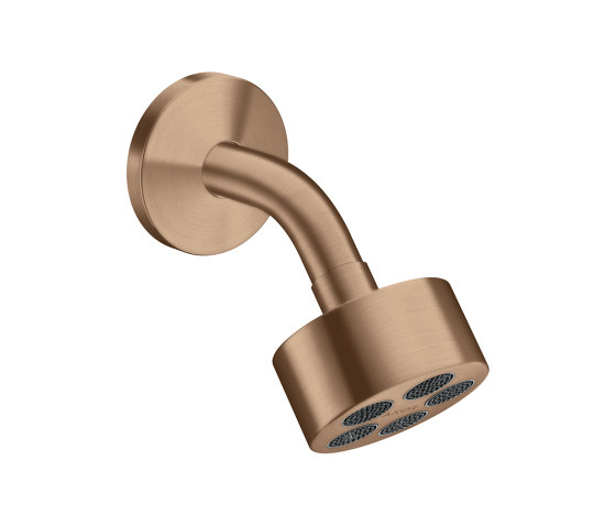 AXOR One Overhead shower 75 1jet EcoSmart with shower arm | Brushed Red Gold | Shower controls | AXOR