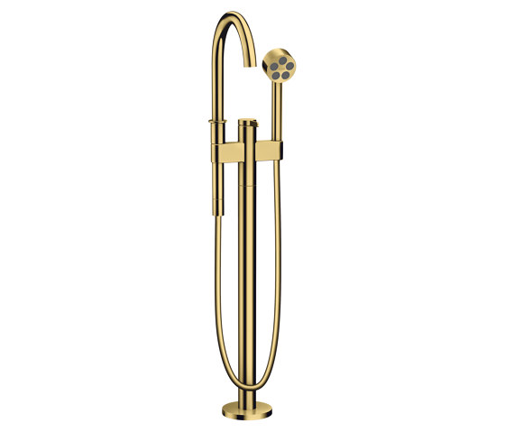 AXOR One Single lever bath mixer floor-standing | Polished Gold Optic | Bath taps | AXOR