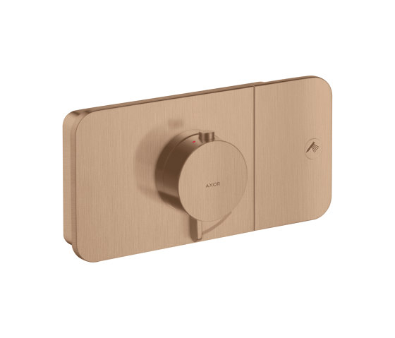 AXOR One Modulo termostatico ad incasso per 1 utenza | Oro Rosso Spazzolato | Rubinetteria doccia | AXOR