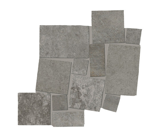 Fabrika Mosaico Blokko Dark Grey | Ceramic tiles | EMILGROUP