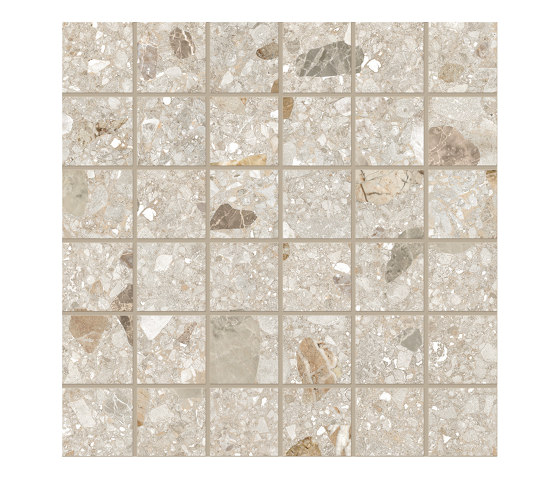 Lombarda Mosaico 5x5 Sabbia Mix | Baldosas de cerámica | EMILGROUP