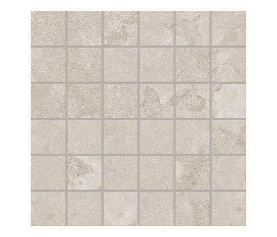 Portland Stone Mosaico 5x5 Cross Cut Ash | Ceramic tiles | EMILGROUP