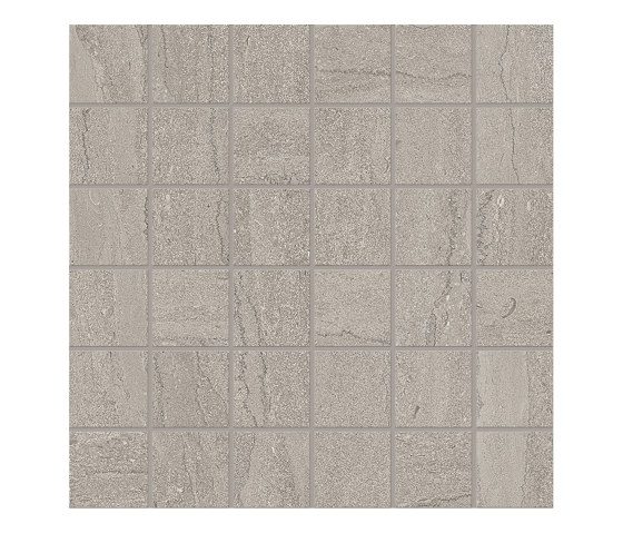 Portland Stone Mosaico 5x5 Vein Cut Lead | Ceramic tiles | EMILGROUP