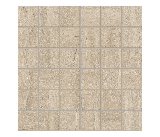Portland Stone Mosaico 5x5 Vein Cut Sand | Keramik Fliesen | EMILGROUP