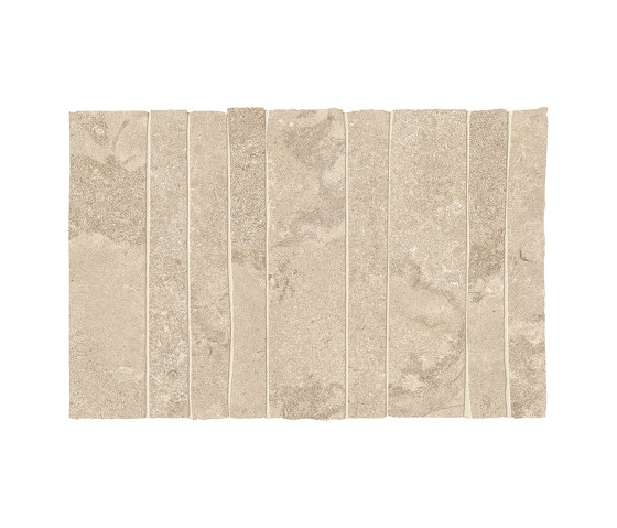 Portland Stone Mosaico Wallcut Sand | Ceramic tiles | EMILGROUP