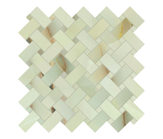 Tele di Marmo Precious Mosaico Intrecci Giada | Ceramic tiles | EMILGROUP