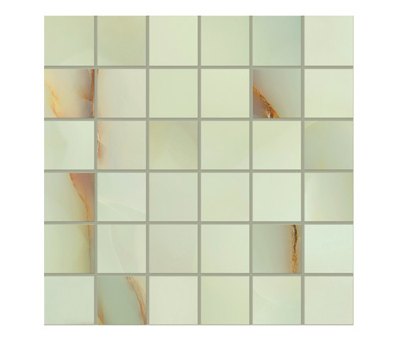 Tele di Marmo Pure Onyx Mosaico 5x5 Giada | Piastrelle ceramica | EMILGROUP
