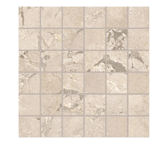Unique Infinity Mosaico 5x5 Cobblestone Beige | Ceramic tiles | EMILGROUP