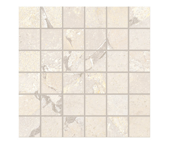 Unique Infinity Mosaico 5x5 Cobblestone White | Keramik Fliesen | EMILGROUP