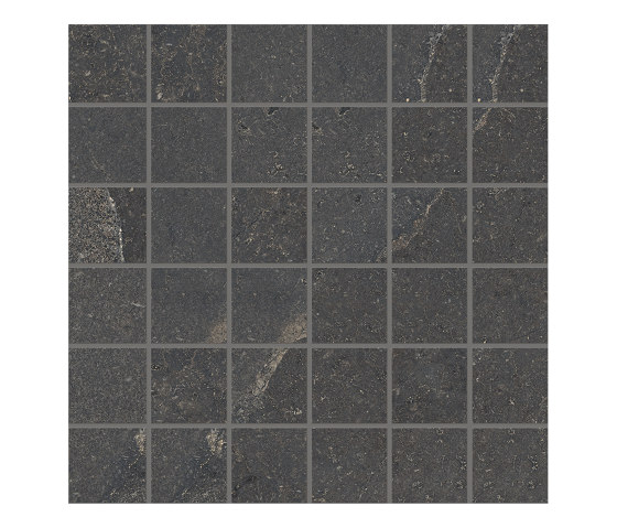 Unique Infinity Mosaico 5x5 Purestone Black | Piastrelle ceramica | EMILGROUP