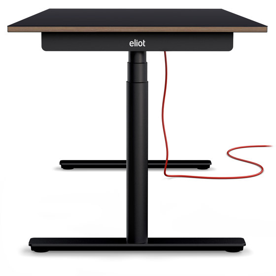 Eliot Original Black with tabletop Multiplex Fenix Nero | Cavalletti | Smartfurniture
