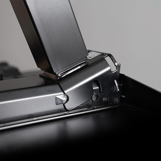Eliot Lock Black with tabletop Multiplex Fenix Nero | Caballetes de mesa | Smartfurniture