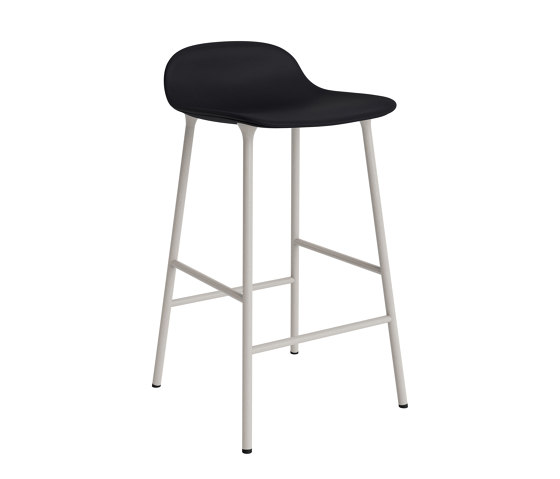 Form Barstool 65 cm Full Upholstery Ultra 41599 Warm Grey | Bar stools | Normann Copenhagen