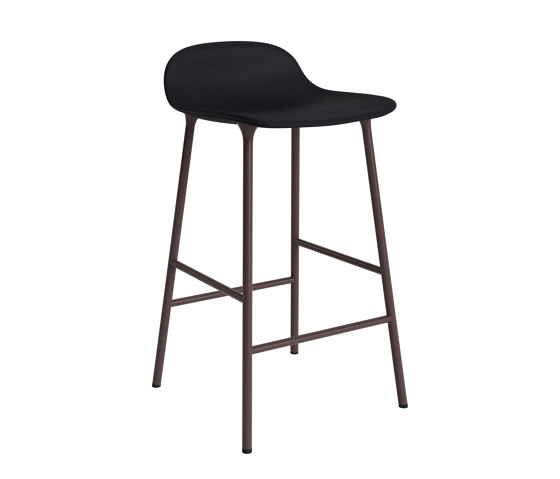 Form Barstool 65 cm Full Upholstery Ultra 41599 Brown | Bar stools | Normann Copenhagen