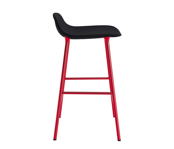 Form Barstool 65 cm Full Upholstery Ultra 41599 Bright Red | Taburetes de bar | Normann Copenhagen