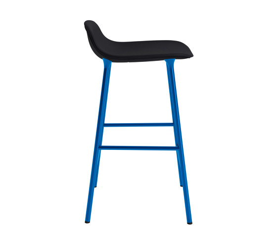 Form Barstool 65 cm Full Upholstery Ultra 41599 Bright Blue | Sgabelli bancone | Normann Copenhagen