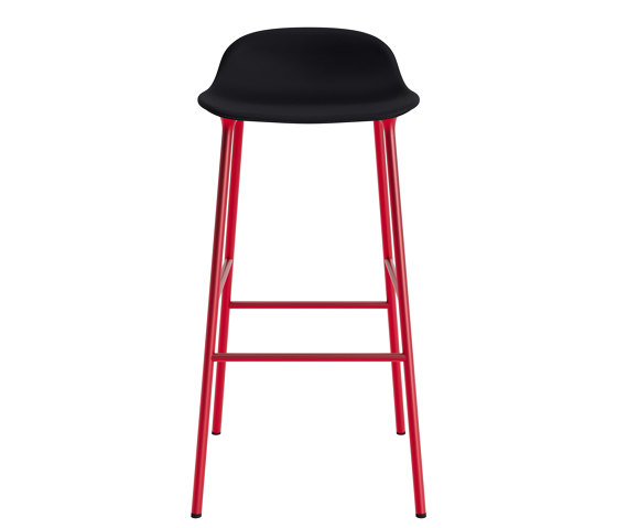 Form Barstool 75 Full Upholstery Ultra 41599 Bright Red | Sgabelli bancone | Normann Copenhagen