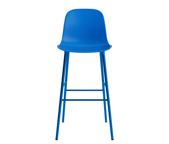 Form Bar Chair 75 cm Bright Blue | Sgabelli bancone | Normann Copenhagen