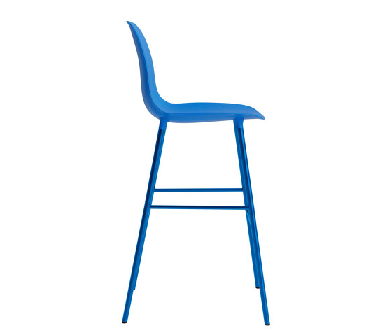 Form Bar Chair 75 cm Bright Blue | Tabourets de bar | Normann Copenhagen