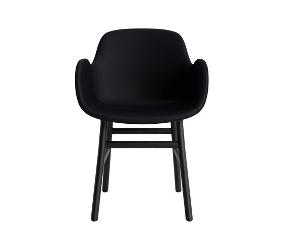Form Armchair Full Upholstery Wood Black Oak Ultra 41599 | Chairs | Normann Copenhagen