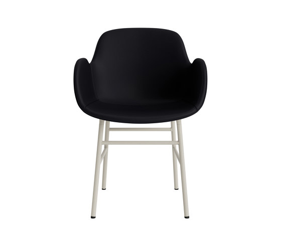 Form Armchair Full Upholstery Steel Light Grey Ultra 41599 | Chaises | Normann Copenhagen