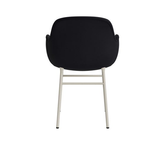 Form Armchair Full Upholstery Steel Light Grey Ultra 41599 | Sillas | Normann Copenhagen