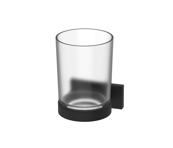 SIGNA Glass holder with frosted glass | Portacepillos / Portavasos | Bodenschatz