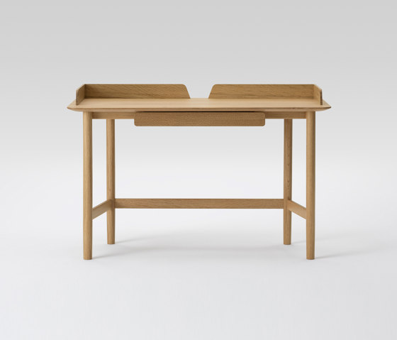 Lightwood Desk 120
  (with panel and drawer) | Desks | MARUNI