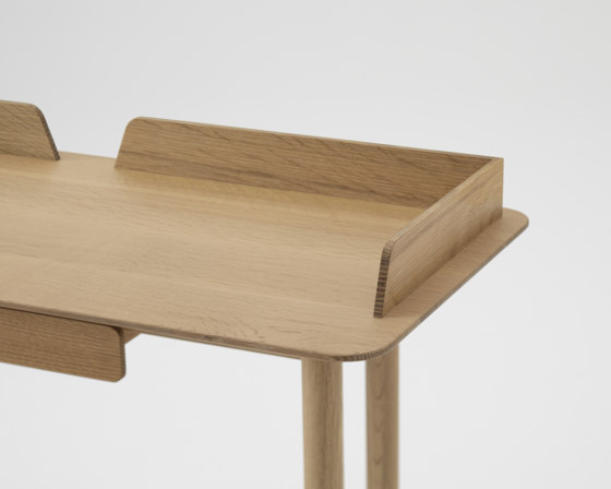 Lightwood Desk 120
  (with panel and drawer) | Desks | MARUNI