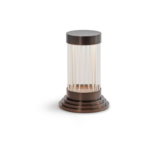 Porto Mini | Portable Table Light - Bronze | Table lights | J. Adams & Co