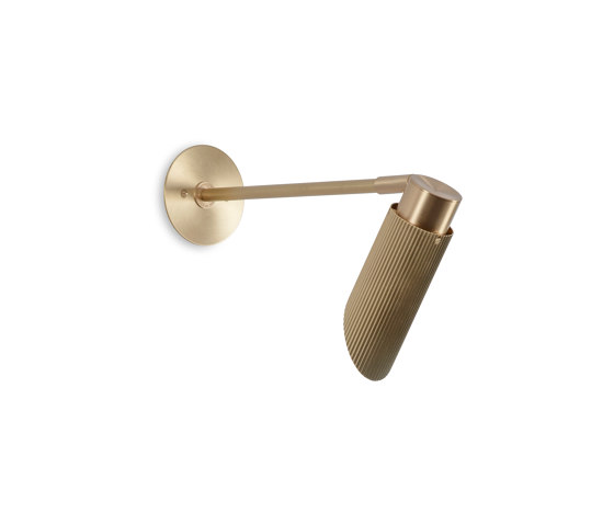 Spot Pro | Wallwash - 250 Arm - Satin Brass | Lampade parete | J. Adams & Co