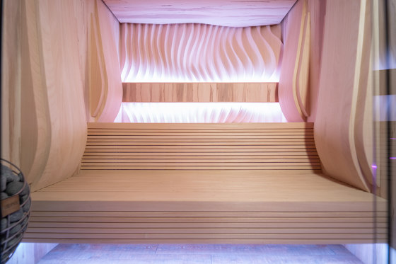 IR/Saunas Inside Finish - 3D Mirage | Infrared saunas | Alpha Wellness Sensations