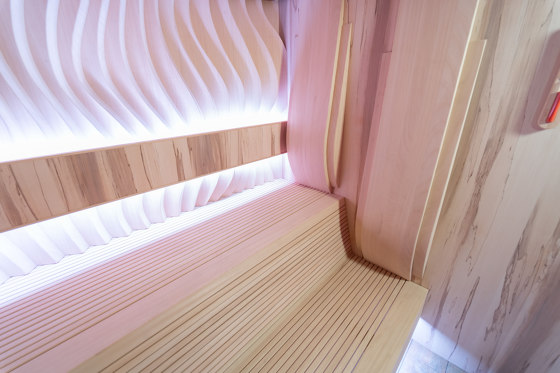 Finition Intérieur pour les Cabines IR et Saunas - 3D Mirage | Saunas infrarouge | Alpha Wellness Sensations