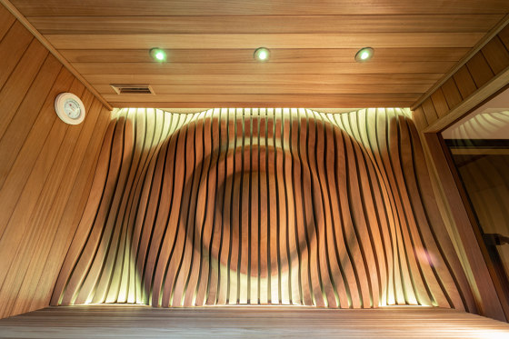 IR/Saunas Inside Finish -3D Distance | Infrared saunas | Alpha Wellness Sensations