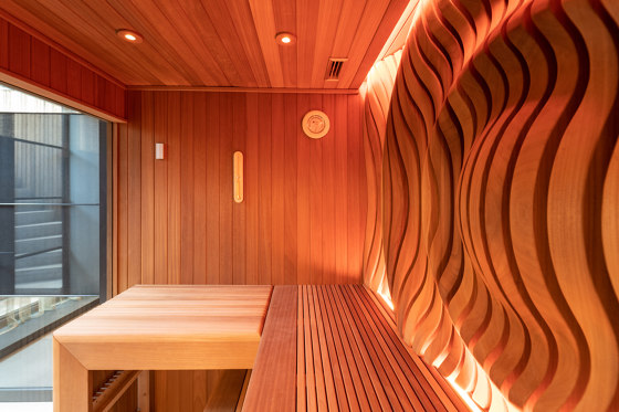 IR/Saunas Inside Finish -3D Distance | Infrared saunas | Alpha Wellness Sensations