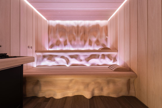 IR/Saunas Inside Finish - 3D Designed Wood | Infrared saunas | Alpha Wellness Sensations