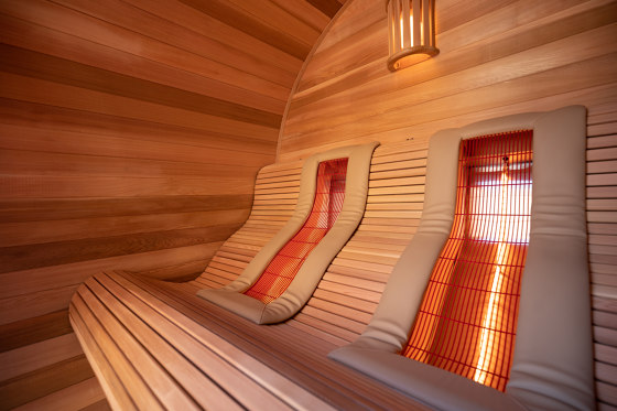 Barrel IR Lounge | Infrared saunas | Alpha Wellness Sensations
