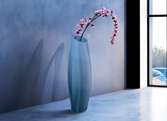 NeverEnding Rippled Pillar Vase | Vases | Triboo