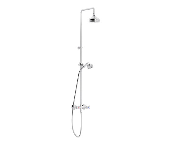 Cross-handle wall-mounted shower fitting | Grifería para duchas | TONI Copenhagen