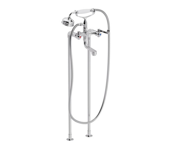 SP Elbow tub / shower fitting on floor stands | Robinetterie pour baignoire | TONI Copenhagen
