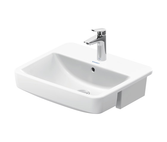 Duravit No.1 semi-recessed washbasin | Wash basins | DURAVIT