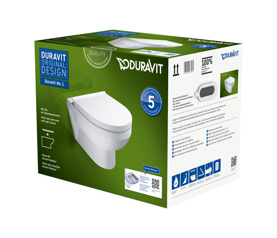 Duravit No.1 toilet set wall mounted Compact Duravit Rimless® | Inodoros | DURAVIT